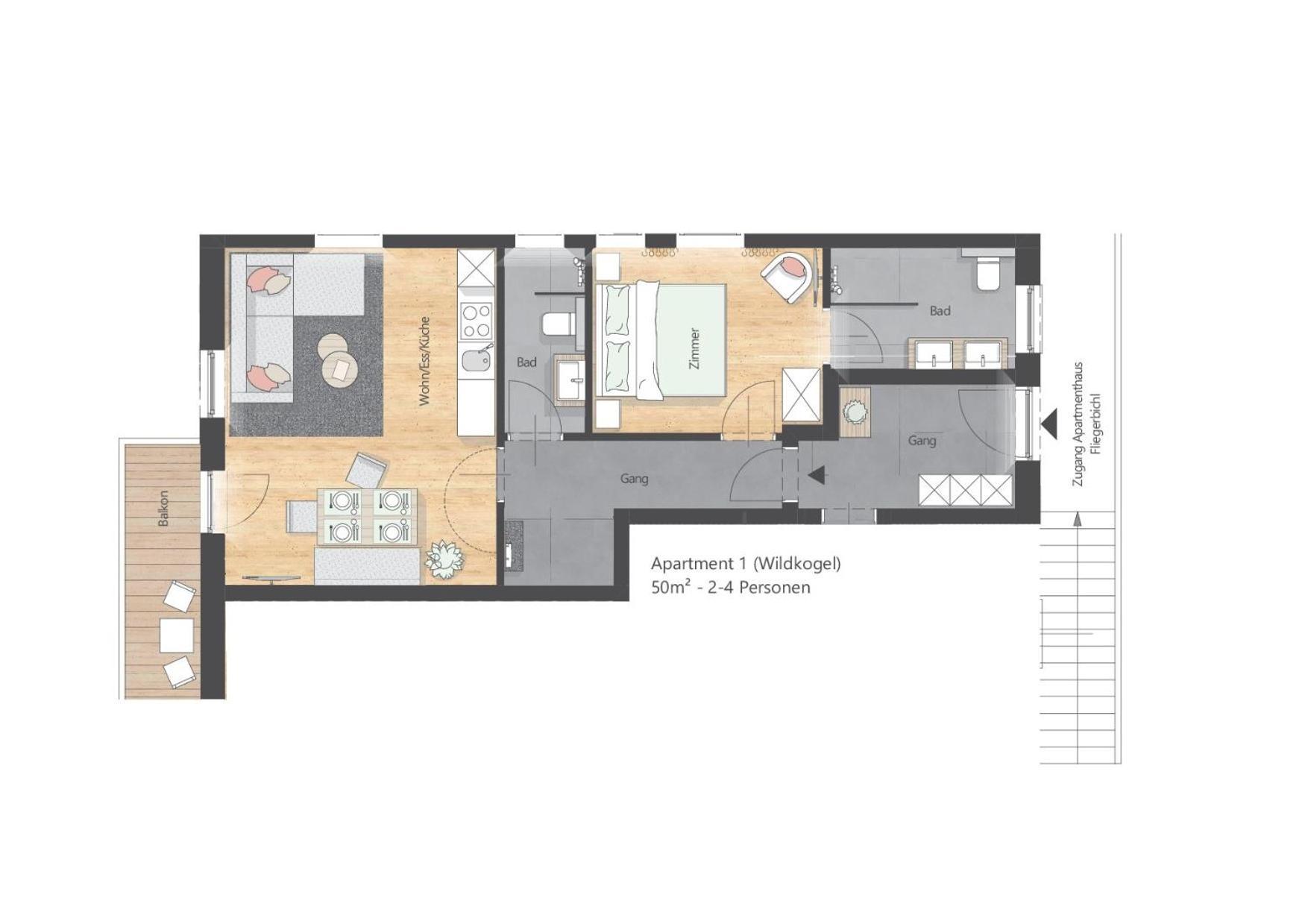 Apartments Fliegerbichl - Familie Voithofer บรามแบร์กอามเวลโคเกล ภายนอก รูปภาพ